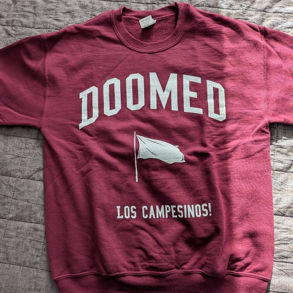 Los Campesinos! Band - Doomed pullover crewneck sweater - Medium